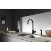 Gourmetier LS8710DLSP Concord Single-Handle Kitchen Faucet W/ Side Sprayer, Black LS8710DLSP